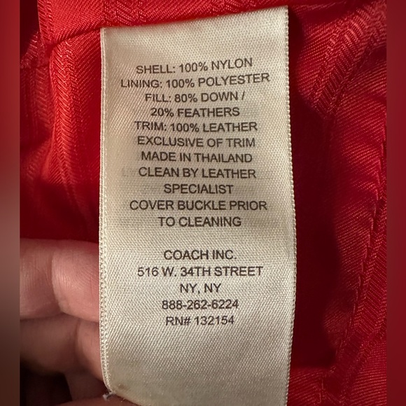 Coach puffer winter jacket - Picture 8 of 8